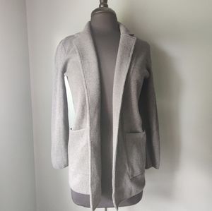 J. Crew Cotton Open Front Sweater Blazer